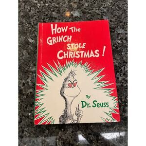 Vintage Dr. Seuss How The Grinch Stole Christmas Hardcover book